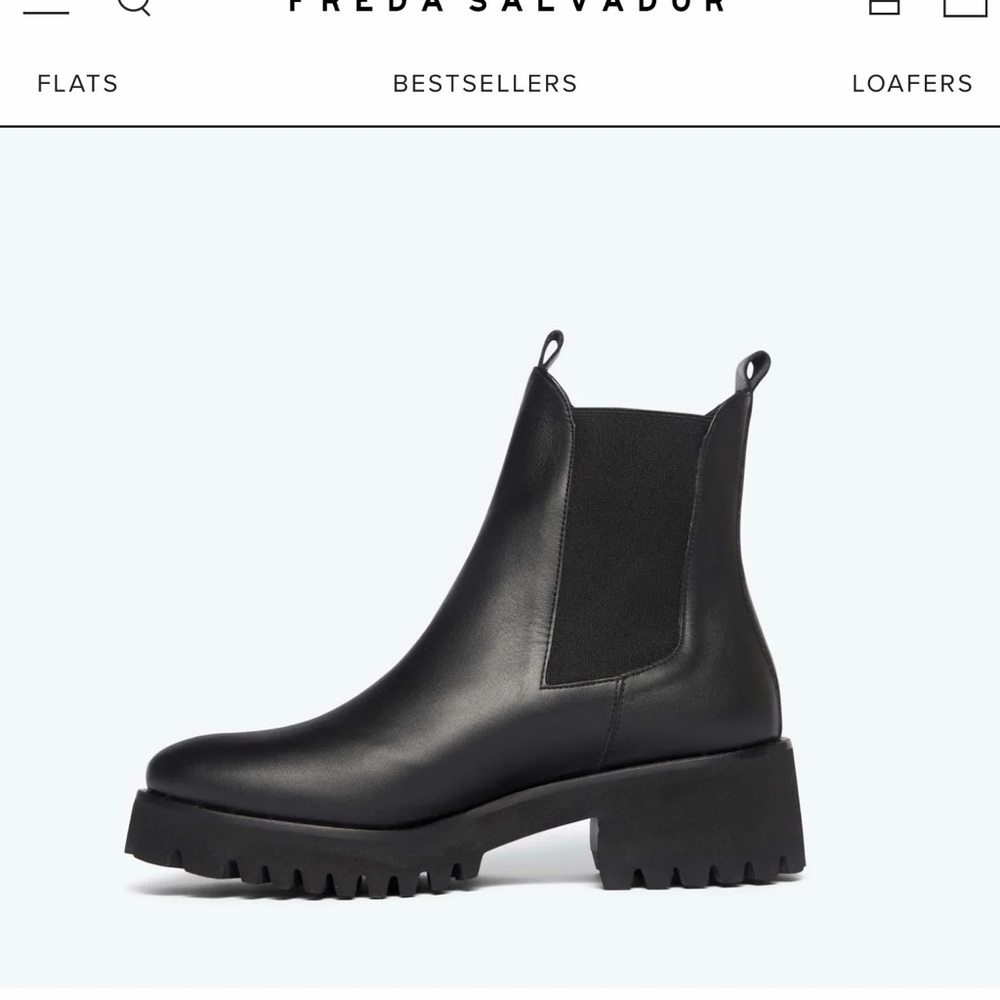 Freda Salvador Black Ankle Booties